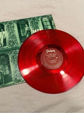 Jazz at Oberlin by The Dave Brubeck Quartet Fantasy 3245 Red Vinyl Record